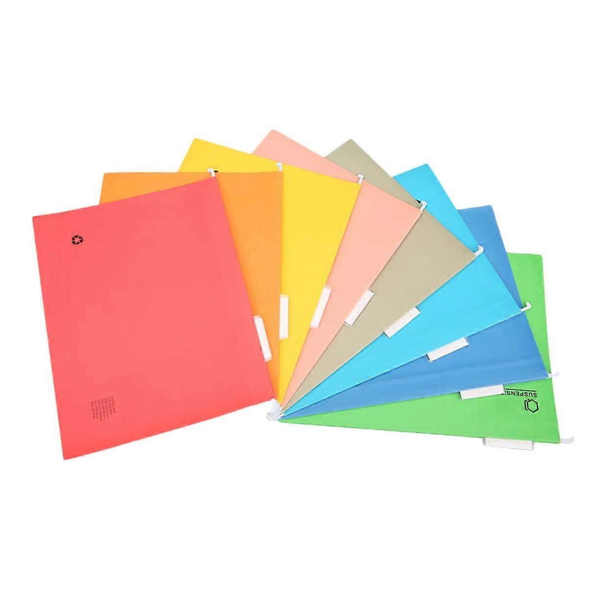 8-Piece Durable Hanging File Folders for Office Organization, Document Storage Solutions for Home and Office Use