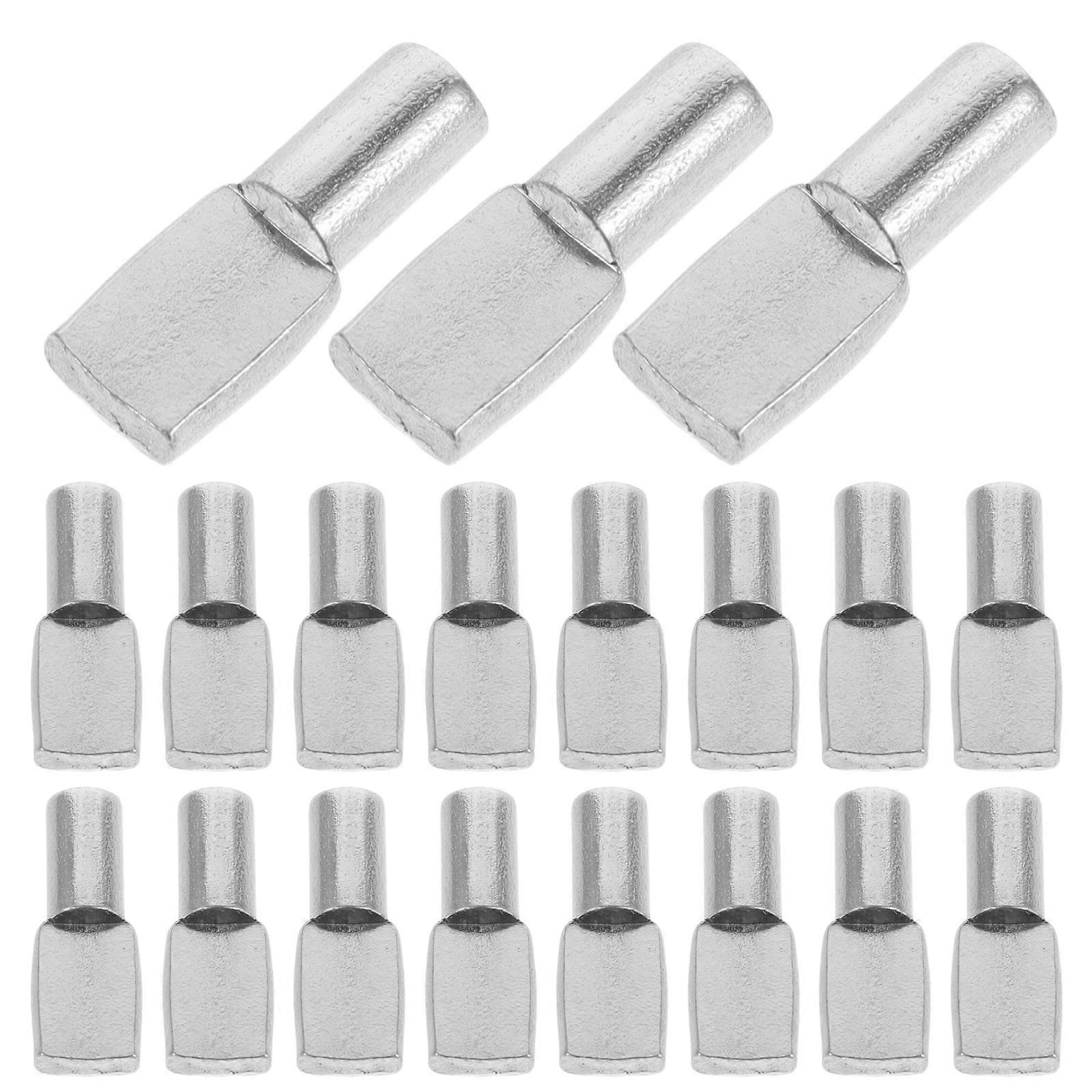 60pcs Durable Metal Shelf Pegs for Cabinets & Bookshelves – Easy Install Support Pins for Secure Kitchen & Storage Organization