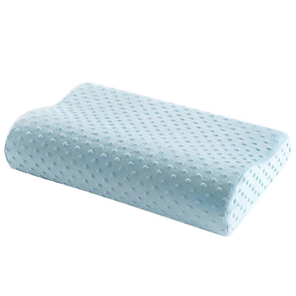 Comfortable Sleep Pillow Memory Cotton Pillow Adults Leisure Sleeping White 50*30cm Head Support 1Pcs