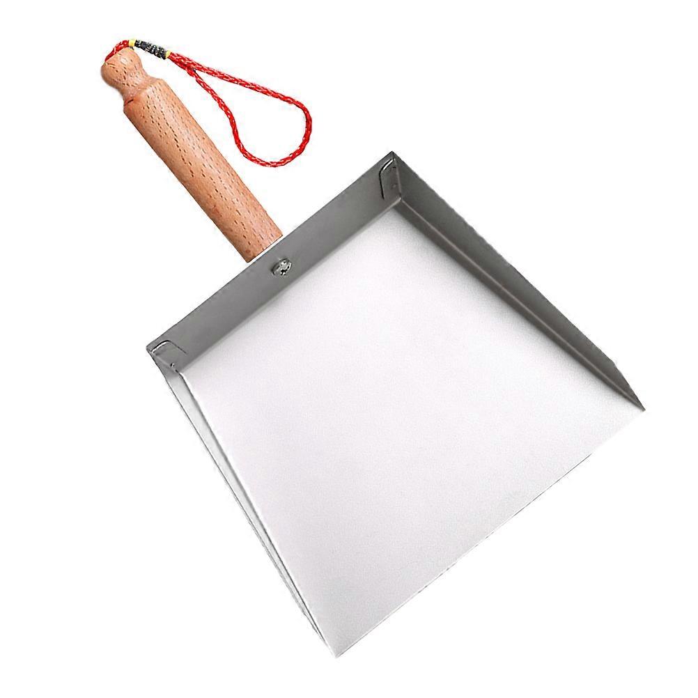 Stainless Steel Dustpan with Short Handle, Compact Lightweight Pan for Home Cleaning, Resistant Mini Dustpan for Kitchen, Bedroom, and Narrow Spaces