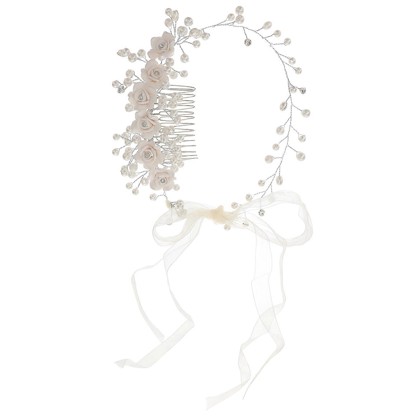 Here's a refined and engaging product description for your **Flower Girl Headband with Pearls β Friendly Flower Crown Hairband**:
πΈ **Elegant