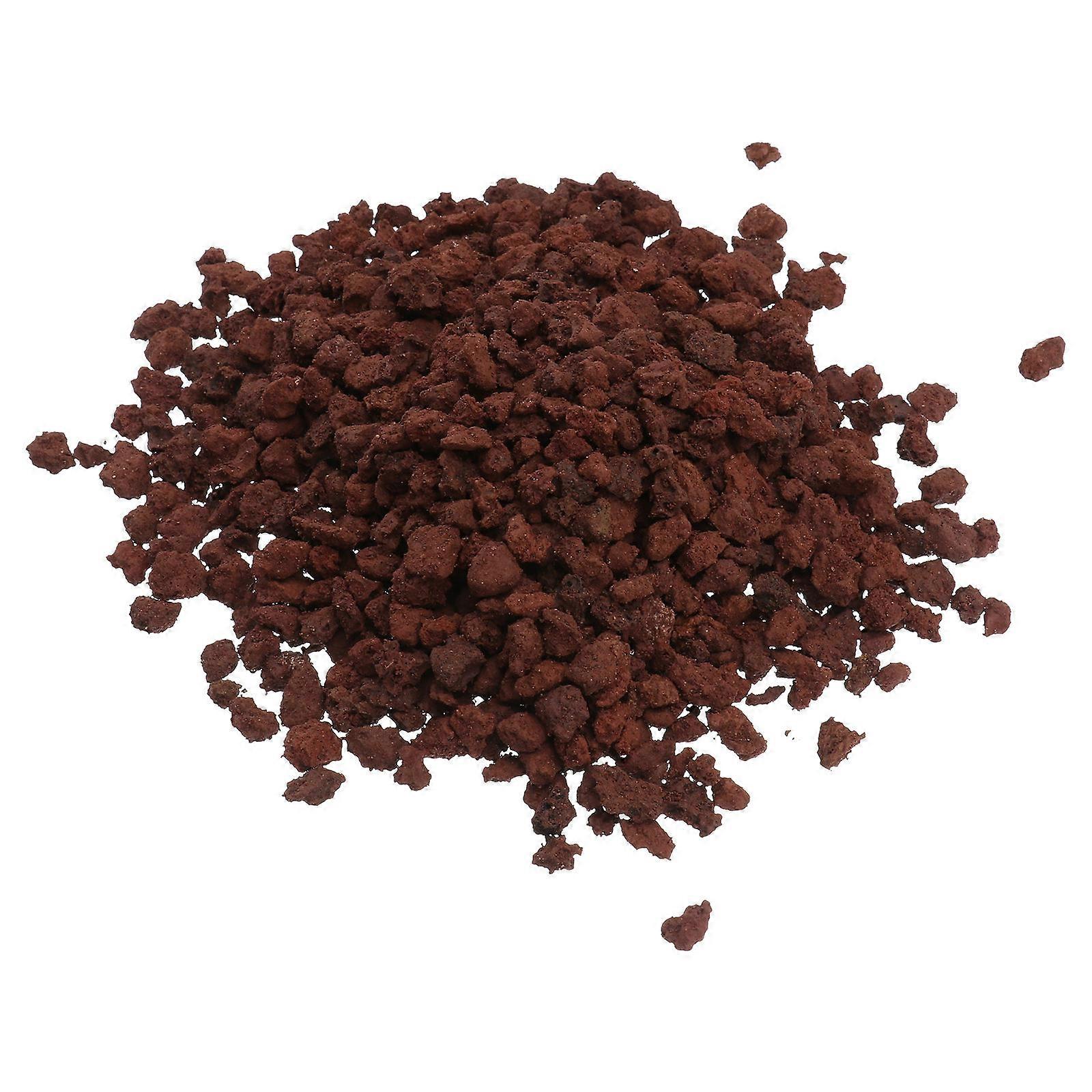Volcanic Rocks Stone for Fish Tank Decor Effective Filtration 500g Red Practical Filter Material for Aquarium