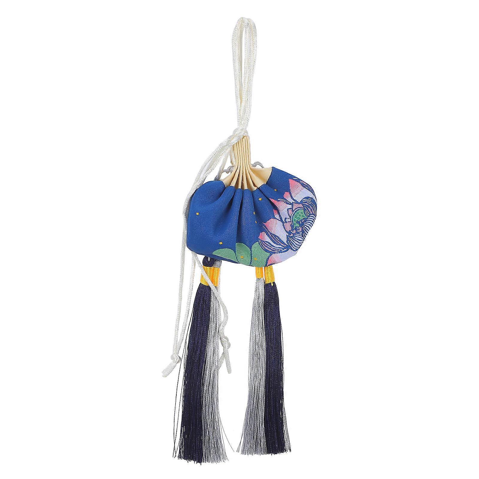 Lavender Sachet Bag for Decoration Blue Empty Sachet Bag with Drawstring Design