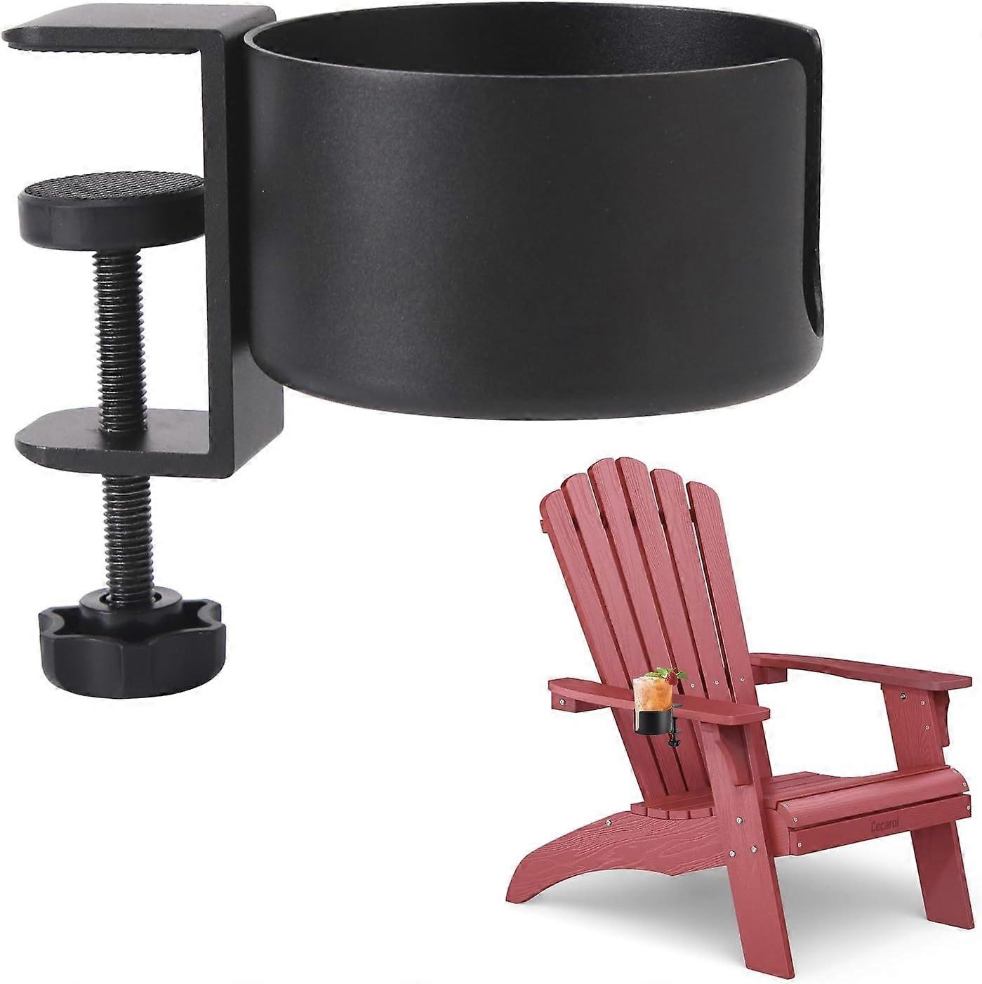 Sturdy durable chair cup holder is Adirondack compatible, simple