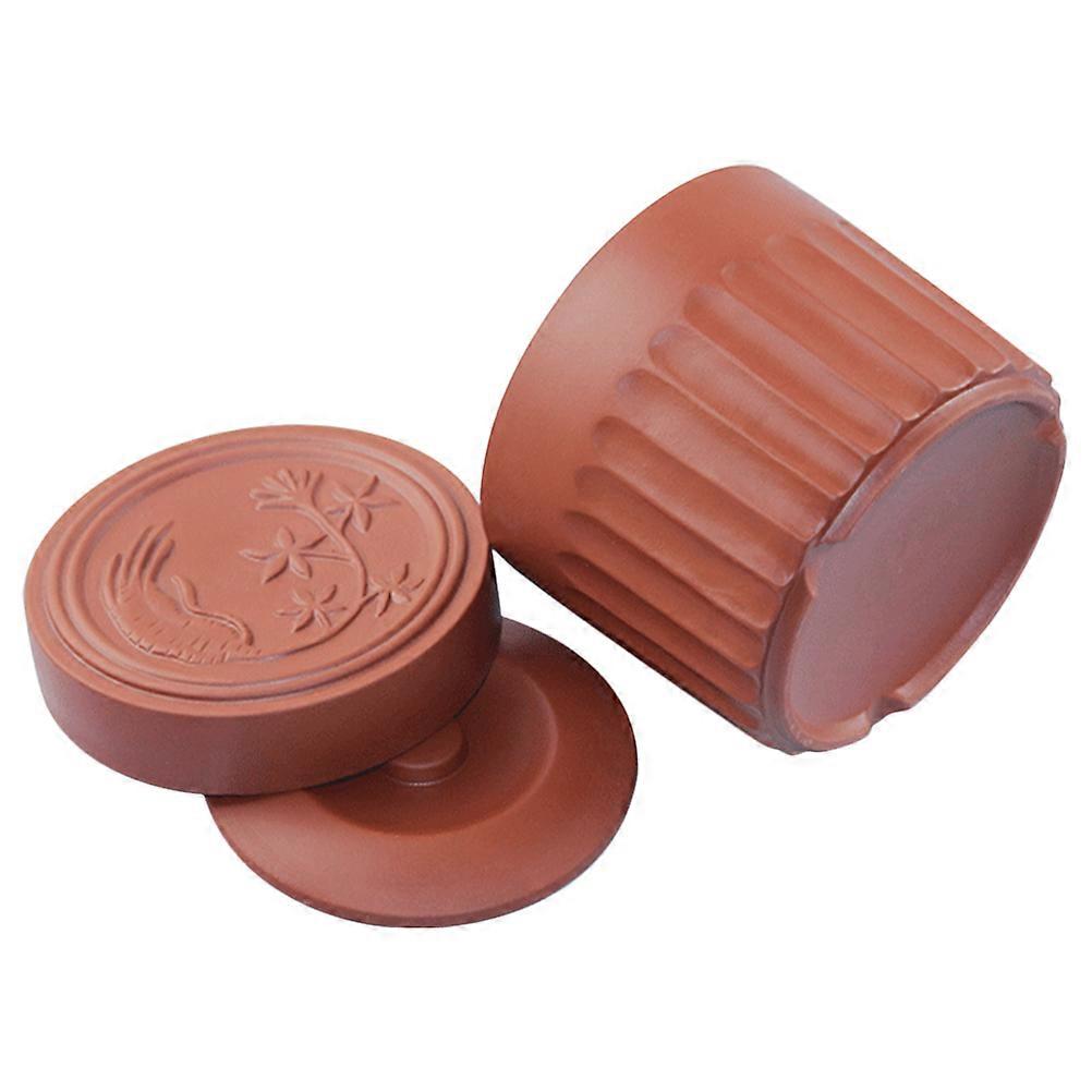 Purple Clay Stewing Pot Kitchen Soup Stewing Pot for Storage