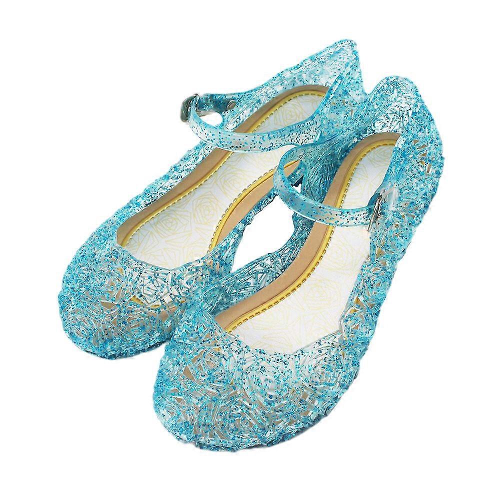 Sandal With Heel Comfortable Wear PVC Material For Festivals Girls Size 29 1Pair