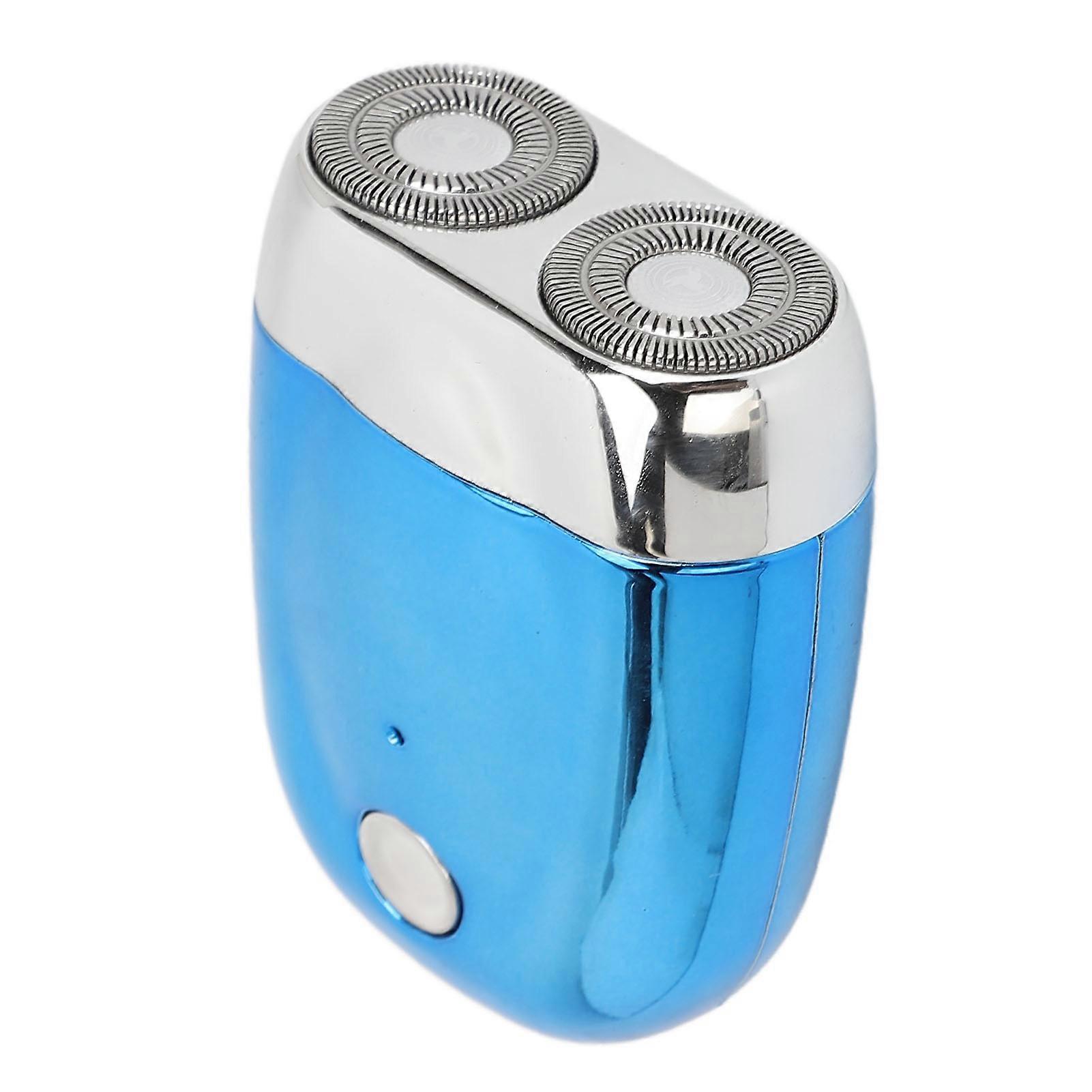 Mini Electric Razor Portable Flexible Rechargeable Cordless Beard Trimmer with Magnetic Head