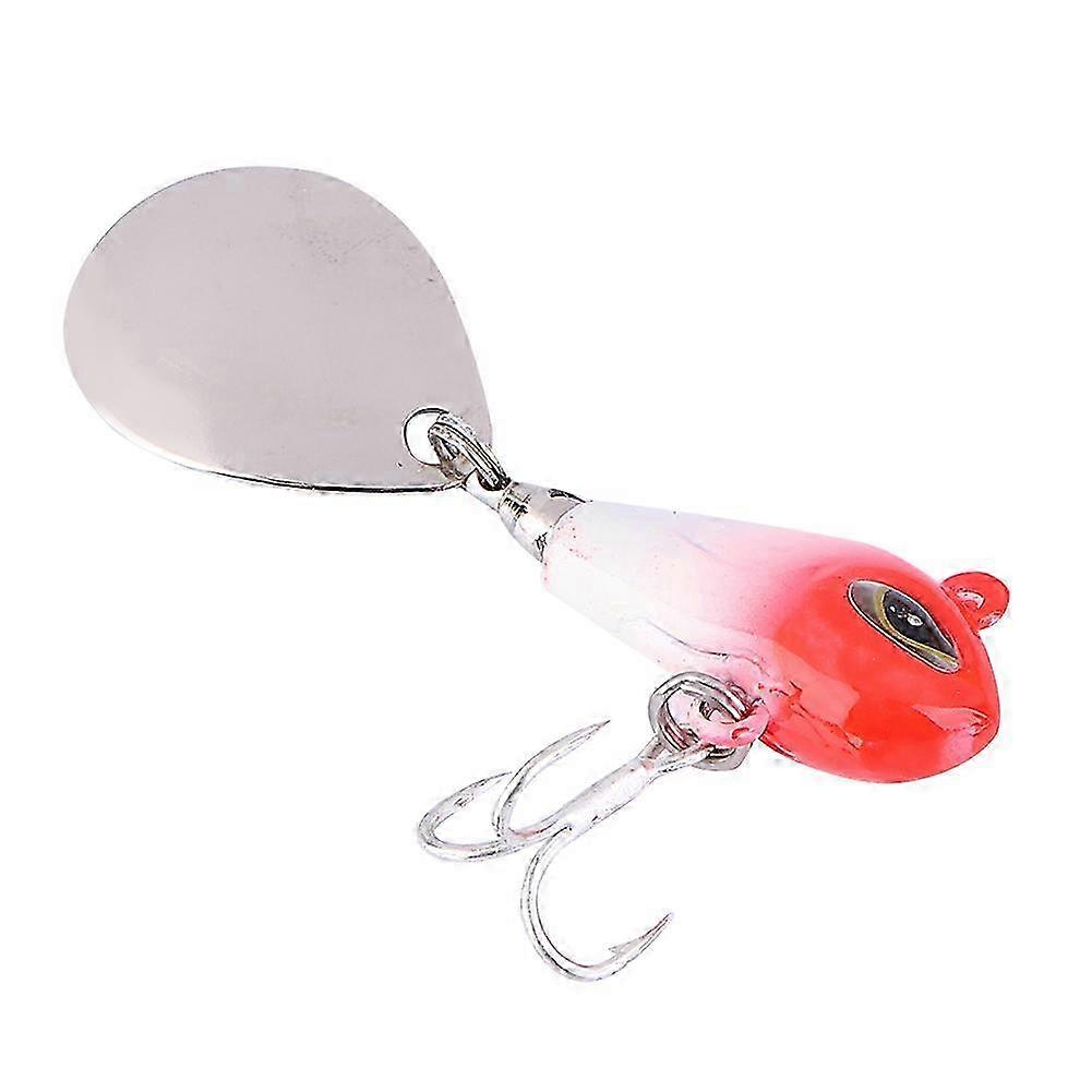 Rotating Sequin Fishing Lures with Metal Fish Hooks - Artificial Bait Set for Freshwater & Saltwater Fishing (002)