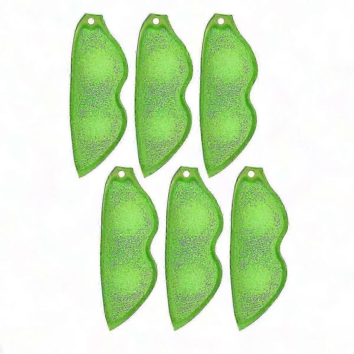 6Pcs Bean Bottle Cleaning Sponges Reusable