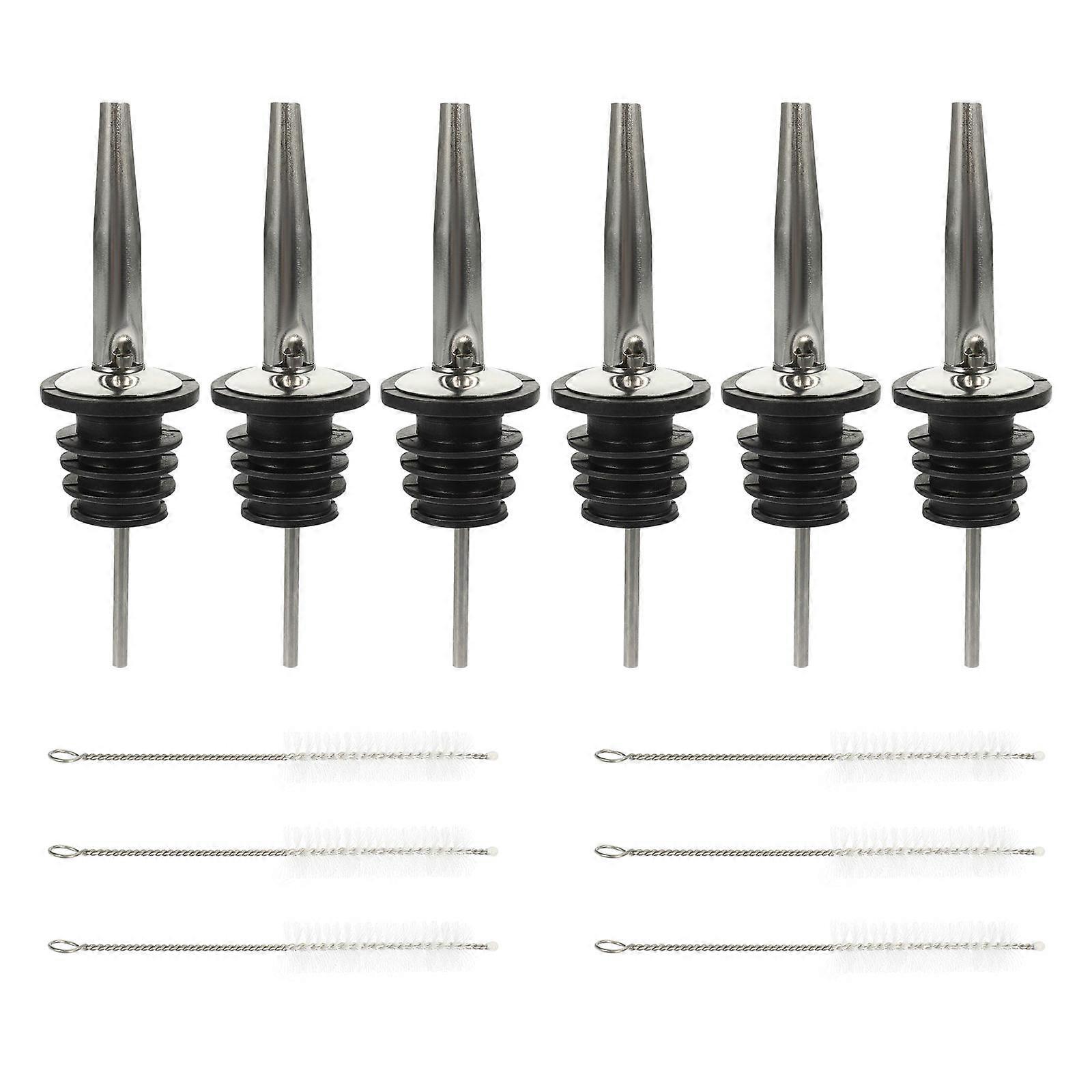 Stainless Steel Pourer Bottle Stopper Oil Pourer And Stopper Multi-Function Design For Party And Sturdy 1Set