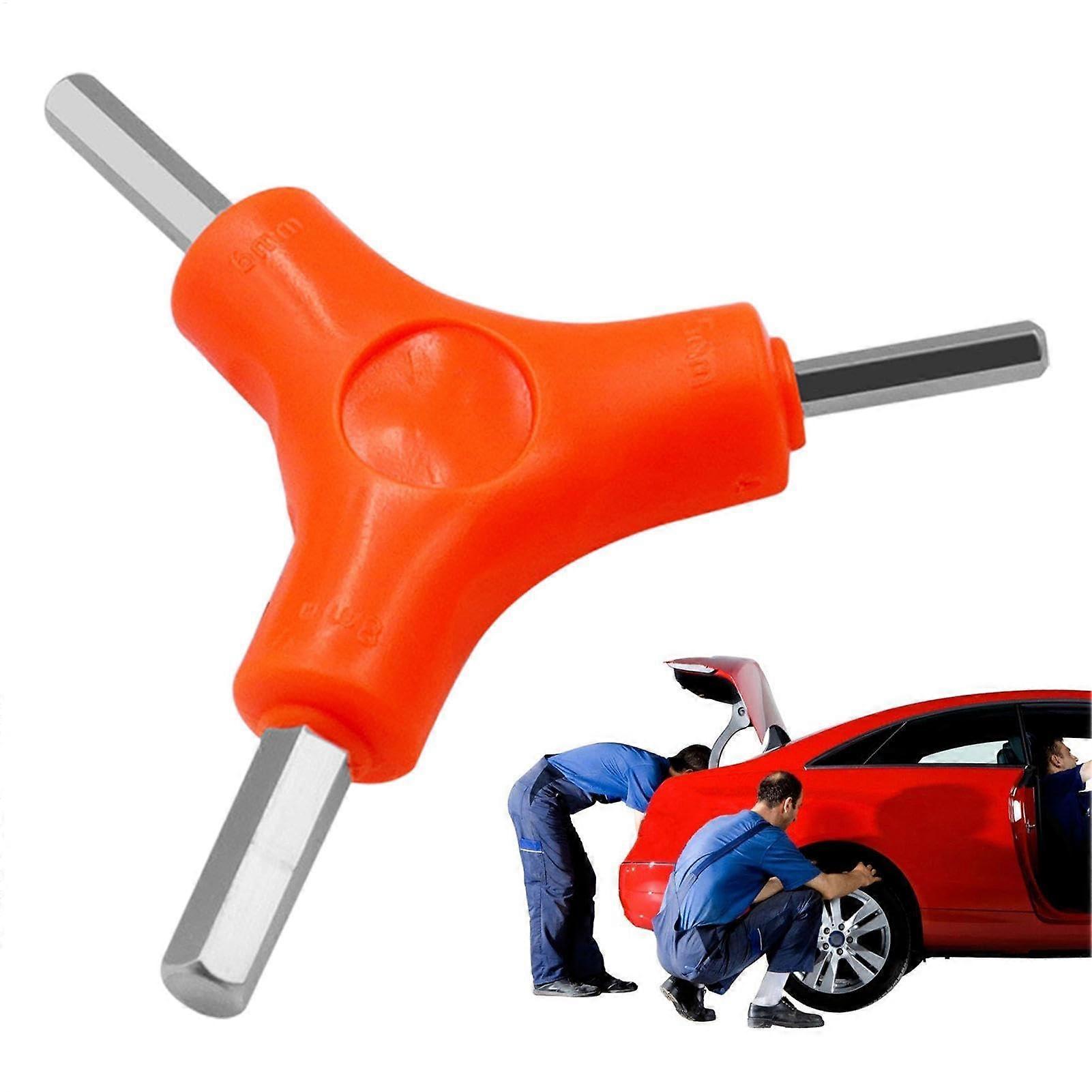 3 Way Bicycle Hex Key Multifunctional Y Key Hex Key 3mm 4mm 5mm Allen Key for Bicycle Maintenance Tool 2.5hcm Check the description