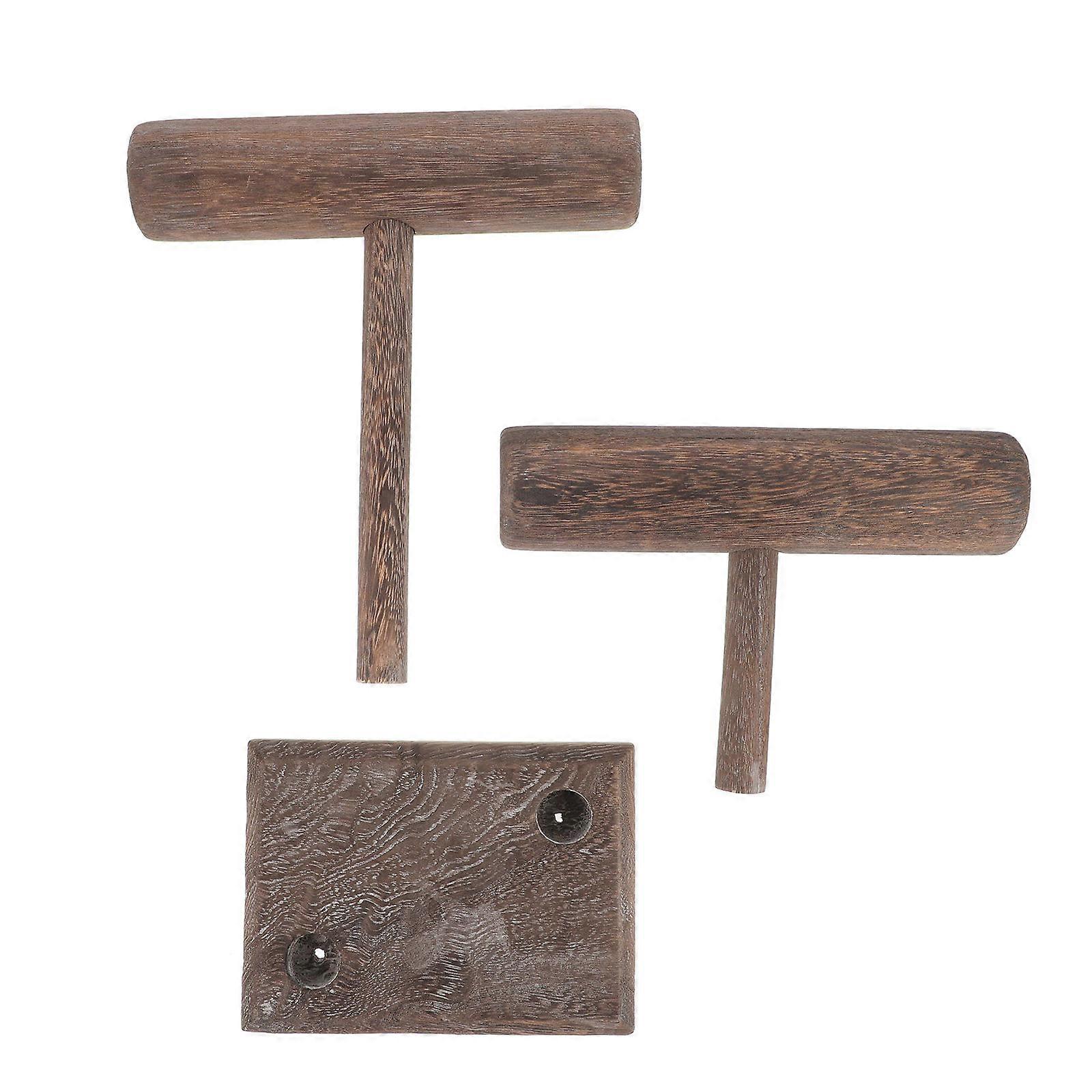Elegant Jewelry Display Stand For Business Use Coffee Color 24X15Cm 1Set