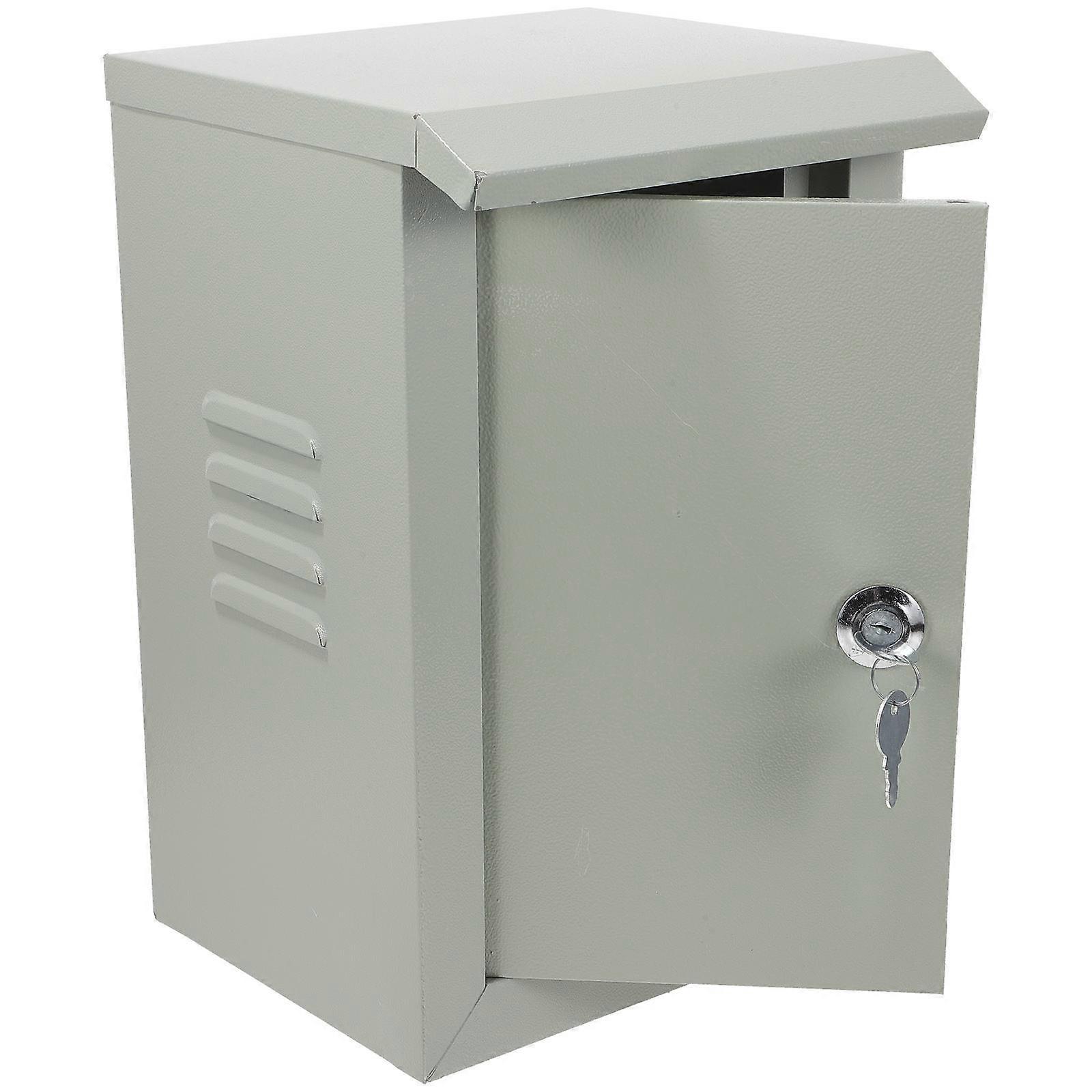 Outdoor Protective Box For Electrical Equipment With Rectangular Style Assorted Color 11.79x7.86x7.86in Safe Locking 1Pcs