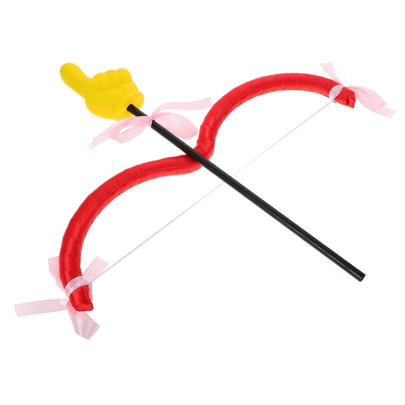 cupid Arrow and Bow Set for Valentine's Day Costumes Photography Props Durable Plastic Assorted Color