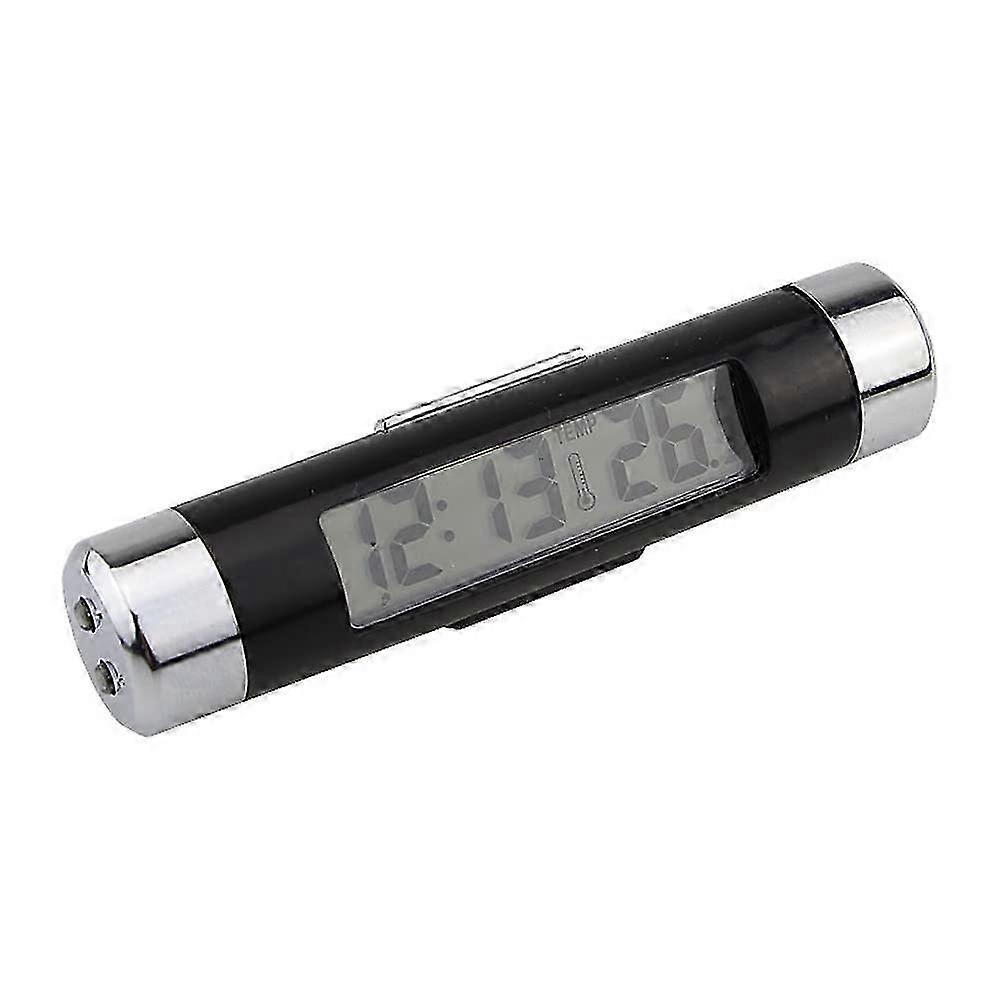 2025 Car LCD Digital Display Electronic Clock, Car Air Vent Thermometer Mini Clock