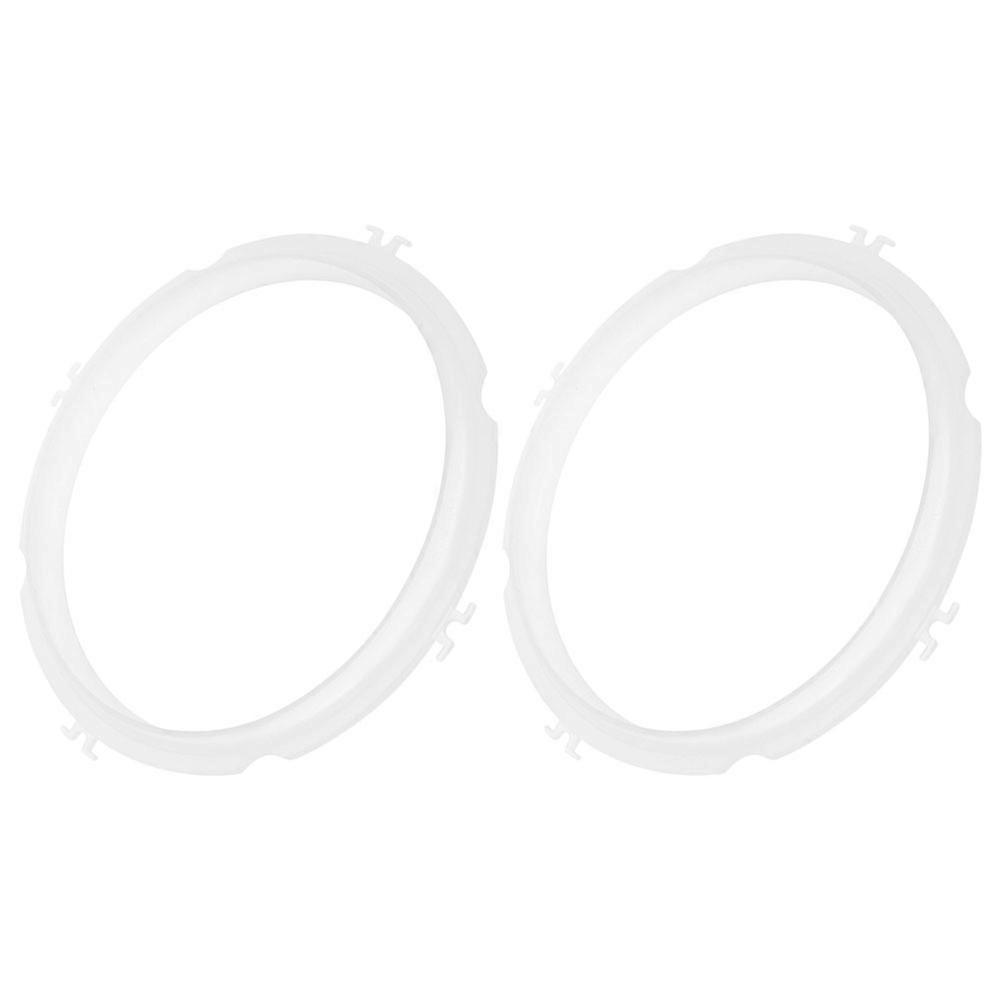 Replacement Pressure Cooker Parts 2Pcs Silicone Gaskets Ideal For Home Users Kitchen Use Sealing Function