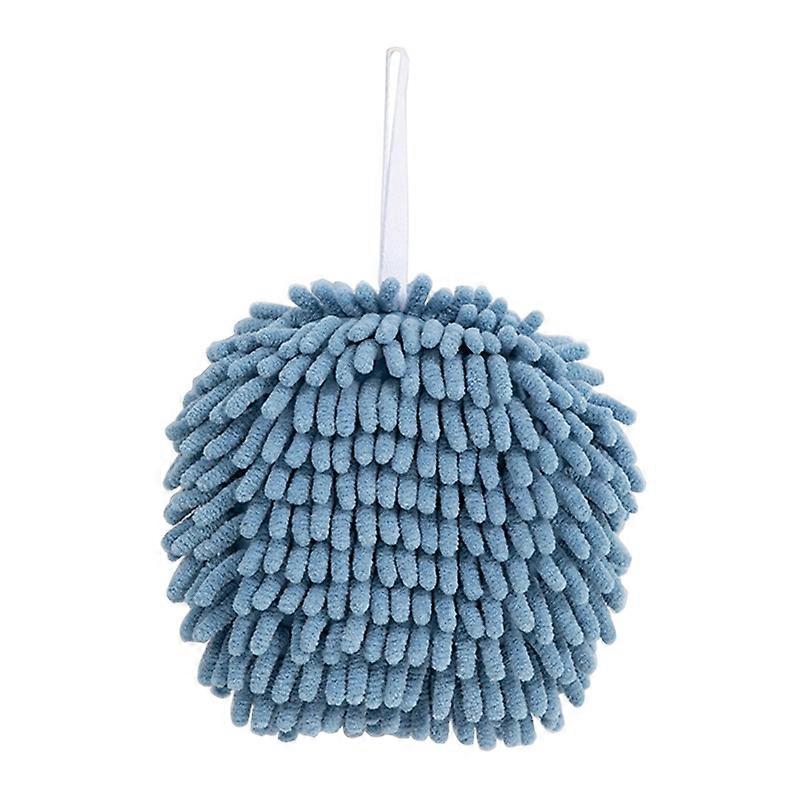 雪尼尔毛巾球带挂环超细纤维柔软加厚超吸水速干毛巾厨房浴室湿巾