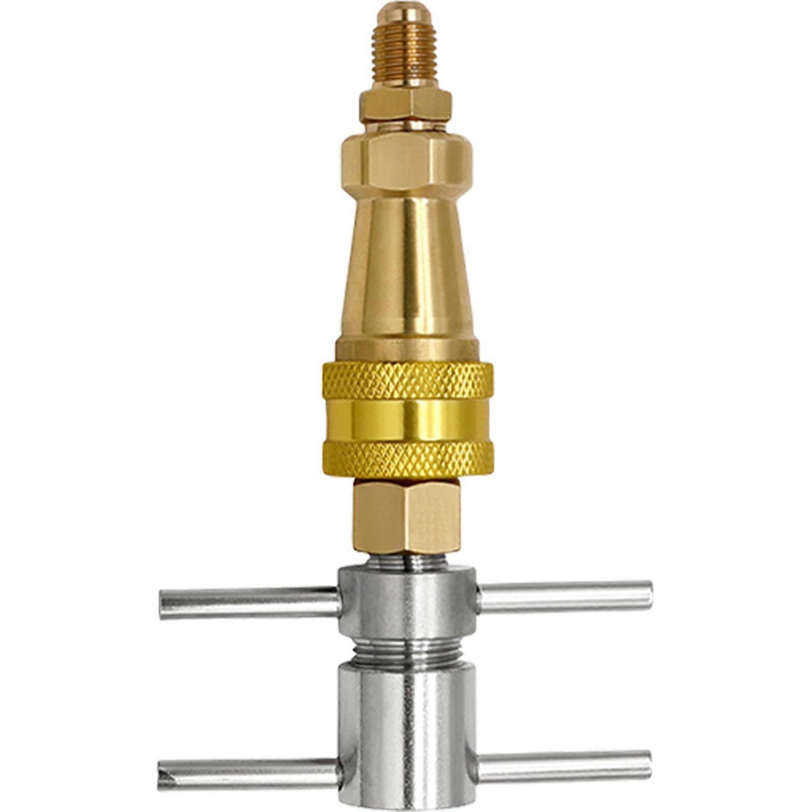 Refrigerator Coolant Refill Adapter Quick Coupling for Refrigerant Charging, Compatible with Most Models