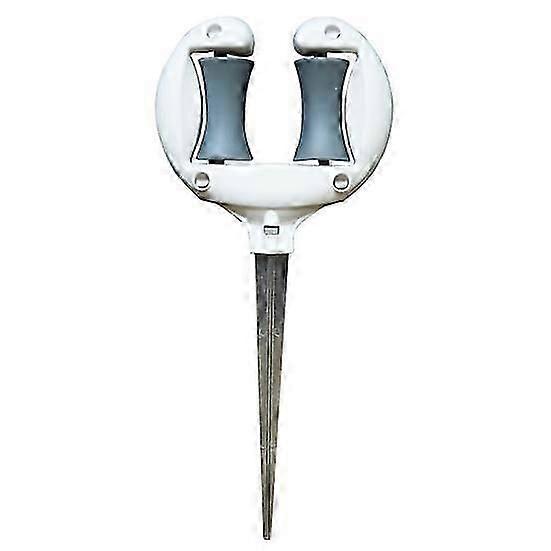 Garden Hose Guide Nail, Soft Water Pipe Positioning Holder with Labor-saving Smooth Roller, Pointed Head, Anti-skid Outdoor