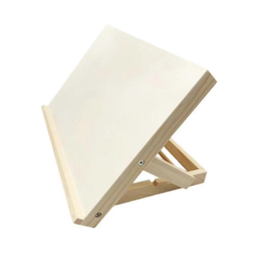 Tischstaffelei, Small Foldable Table Easel, Adjustable, Portable, Wooden Drawing Easel (Style A)