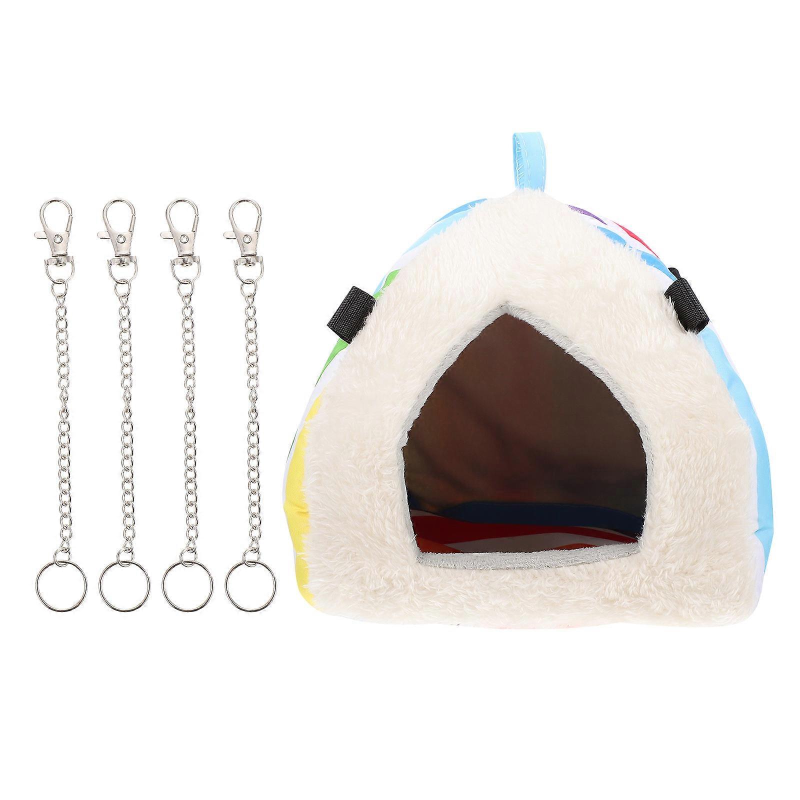 Cozy Tunnel Pet Sleeping Bag For Small Pets Like Hedgehog And Puppy In Warm Design 1Set