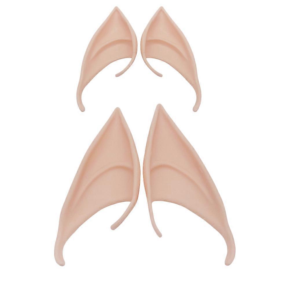 Pointed Cosplay Fairy Ears 2 Pairs for Women Perfect Halloween Costume Accessories for Parties and Carnivals
