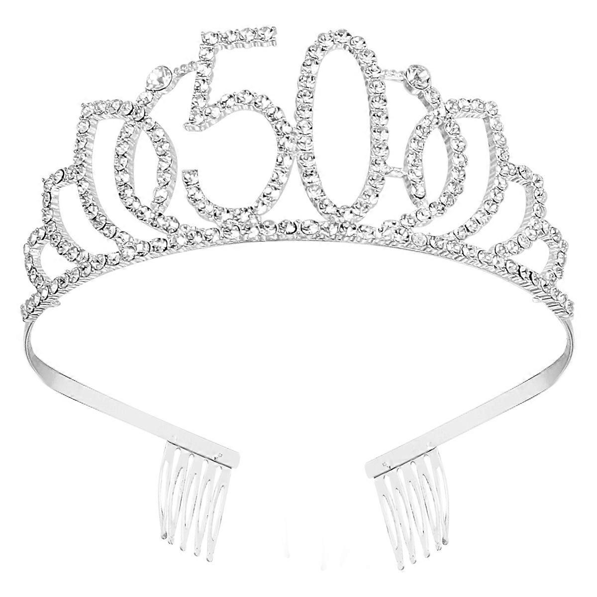 an elegant and engaging product description for your **Silver Birthday Crown Headband**:
✨ **Elegant Silver Birthday Crown Headband with
