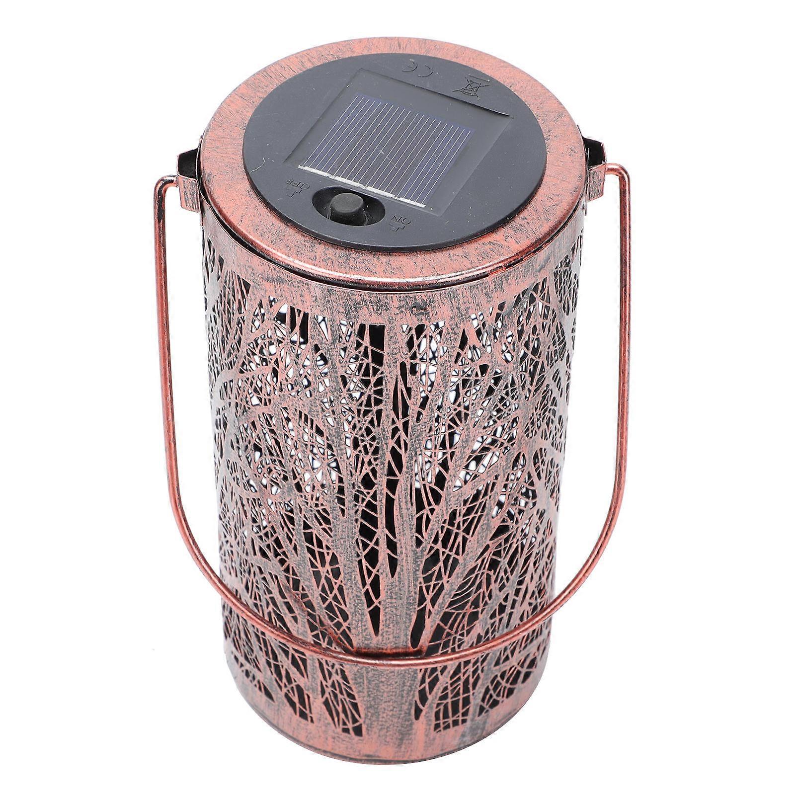 Decorative Solar Powered Lamps 1Pcs Lantern Shape Coffee Outdoor Lighting Perfect For Garden Engagement