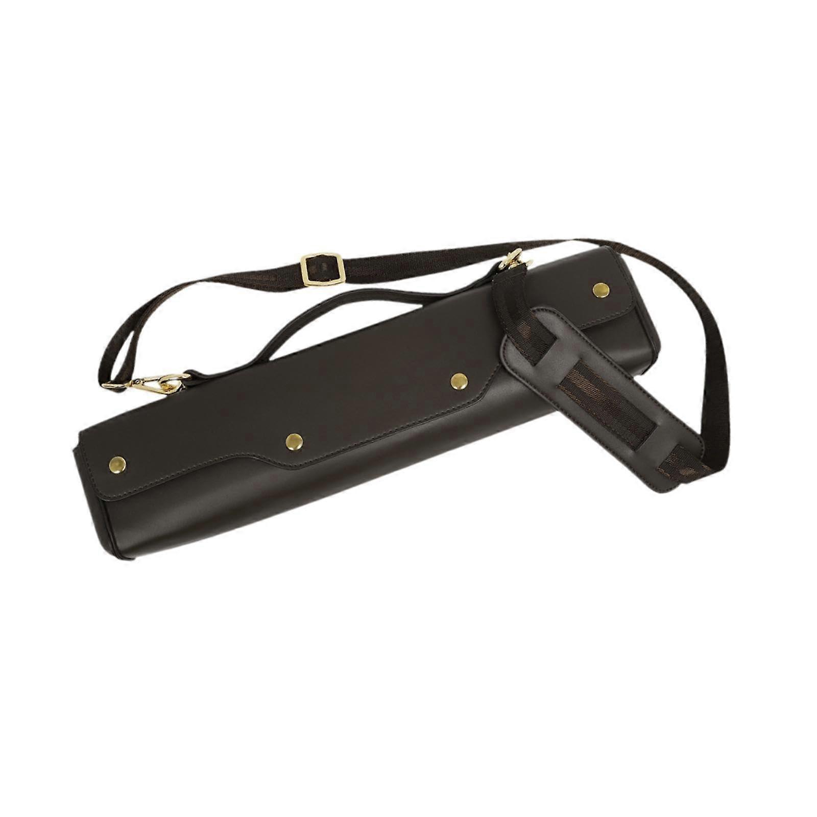 Flute Carry Case Stylish for 17 Hole Flute Sturdy Flute Storage Bag with Shoulder Strap