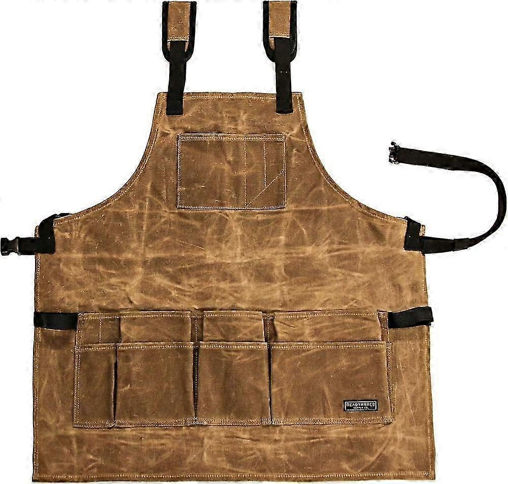 Waxed Canvas Tool Apron, Carpenter Aprons, Woodworking Aprons