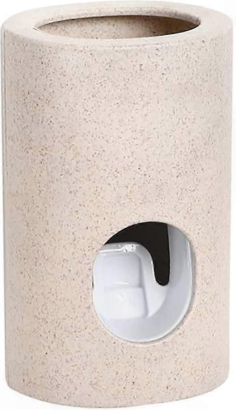 Wall-Mounted Automatic Toothpaste Dispenser for Kids Bathroom Use Hand-Free Squeezer Organizer for Toothpaste Tubes