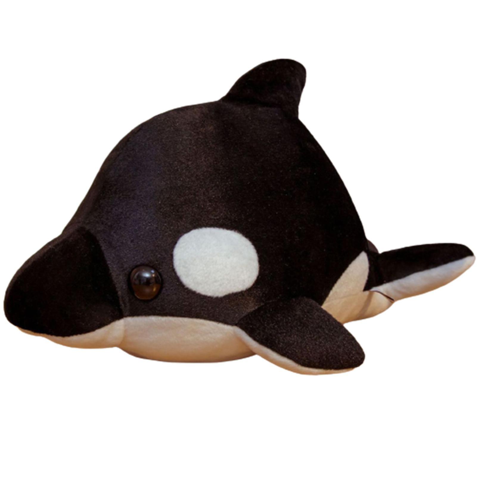 Simulation Adorable Whale Plush Doll Soft Stuffed Toy Kids Hugging Pillow Car Sofa Ornament Birthday Gift