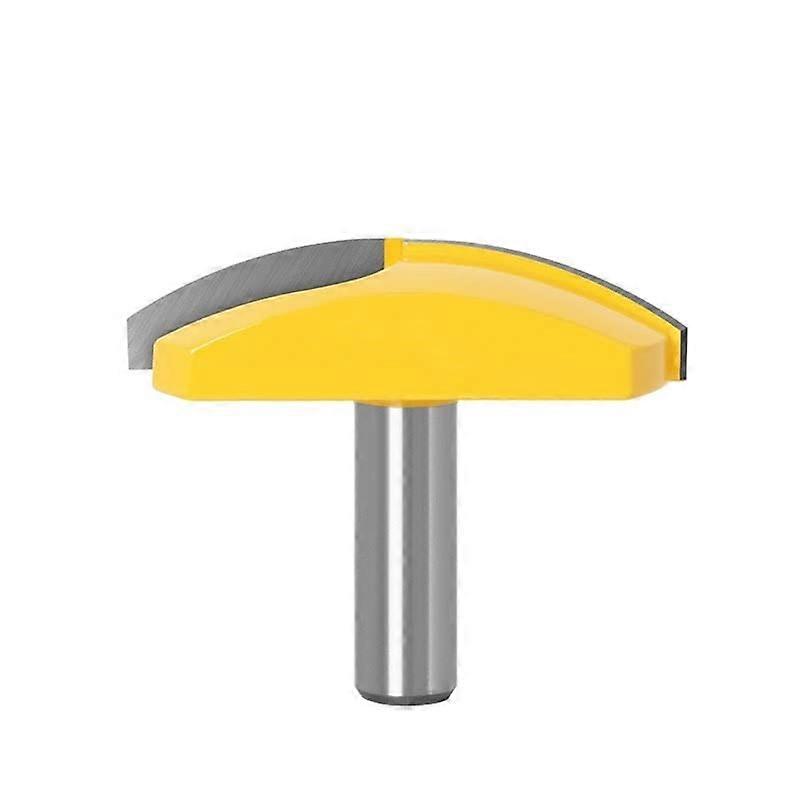 1/2 Inch Shank Large Bowl Router Bit 2-3/4 Inch Wide Thin Round Cutter For Wood Slotting And Cutting 12 mm Diameter