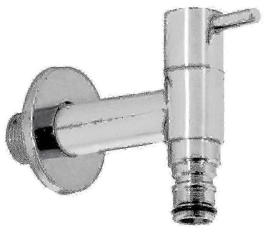 最適化された屋外ガーデンタップ - 強化されたデザインの庭やパティオ用のクロムメッキ冷水蛇口