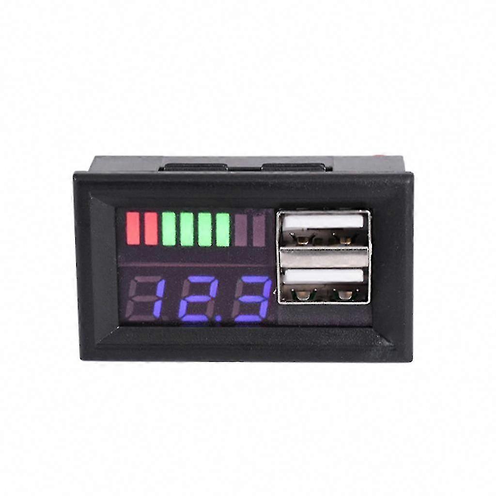 Digital LCD Voltage Meter Ammeter for Battery Volt Current with Shunt Display