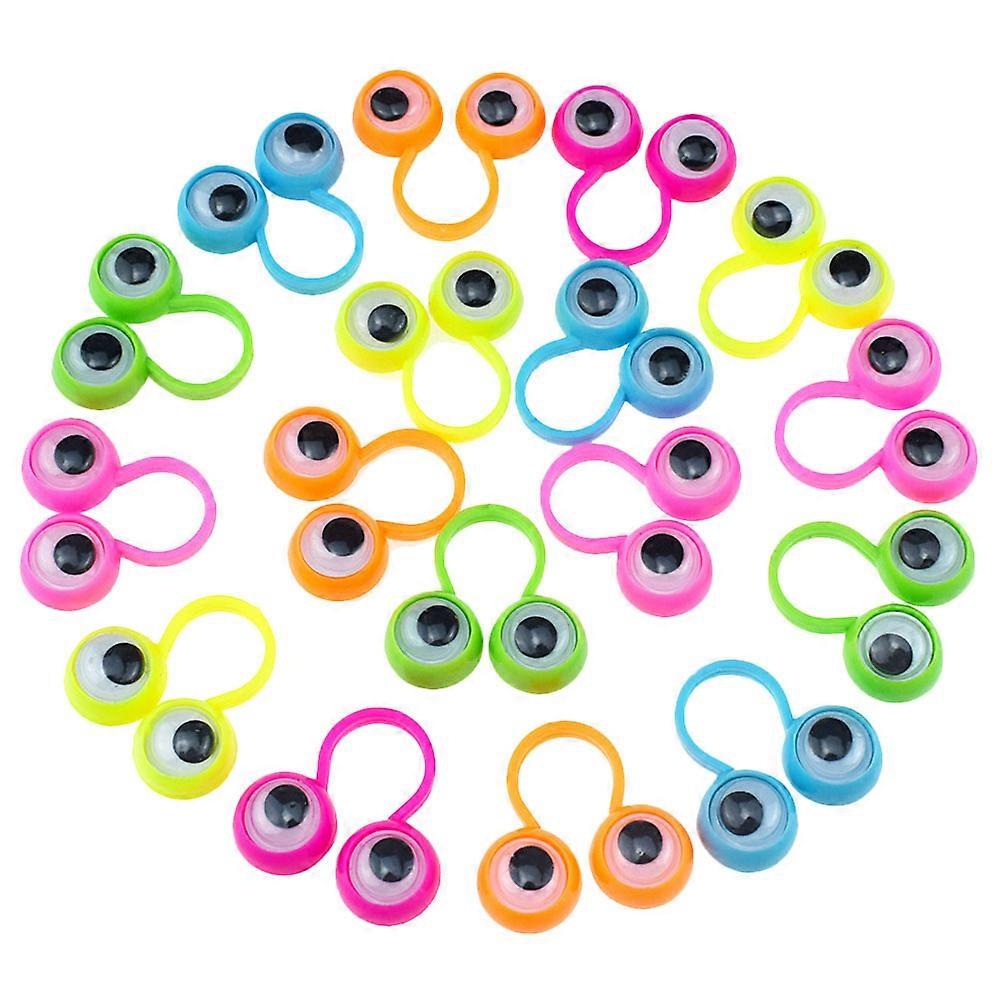It looks like you've provided a product title or listing description for **eyeball rings**—likely novelty rings that have an eyeball design, meant