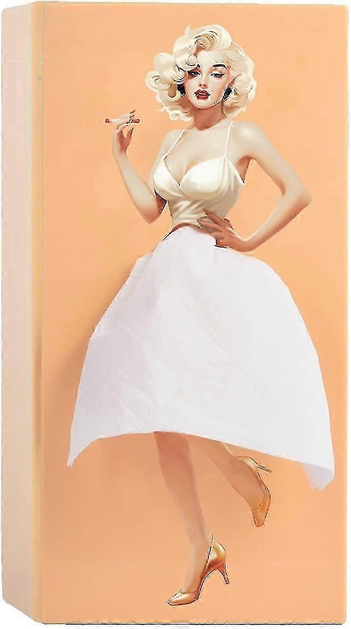 Skirt Tissue Box Holder, Tissue Box Skirt Lady, Funny Tissue Box Cover, Creative Tissue Boxes for Bathroom Vanity Decor Bedroom Office Countertops Liv