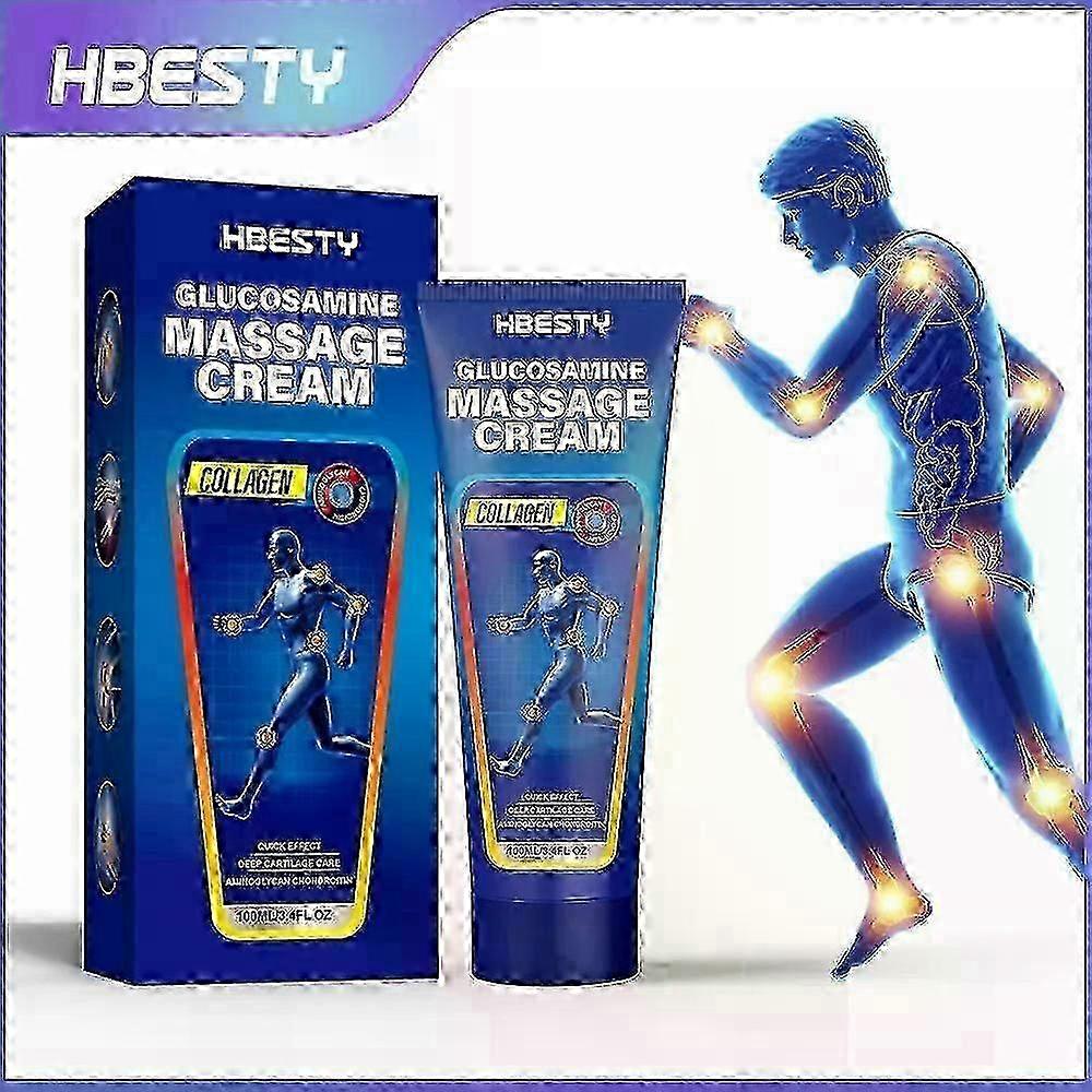 Premium Glucosamine Massage Cream for Full-Body Joint Support - Bac...