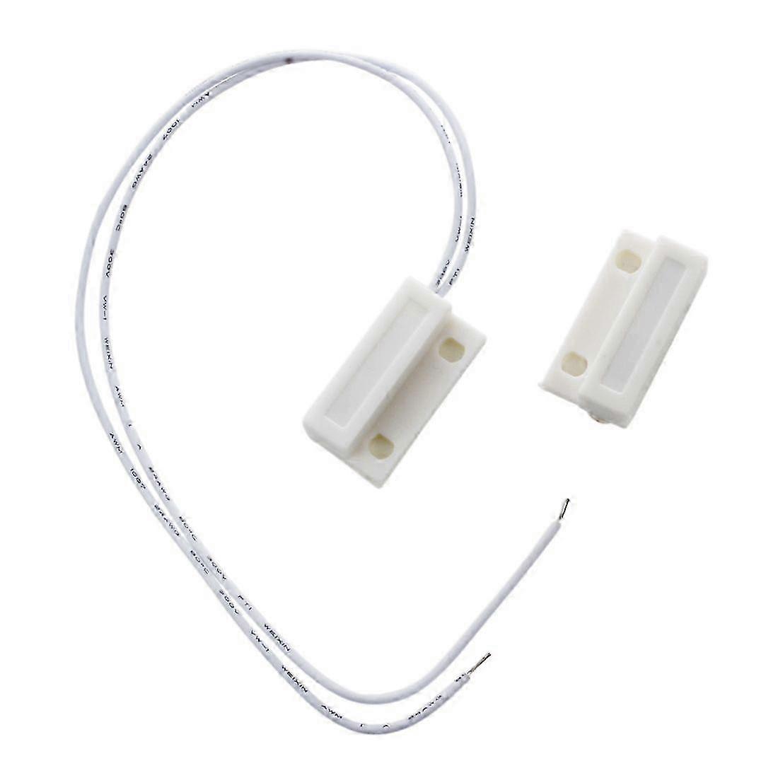 Door window magnetic sensor for white frames with reed switch