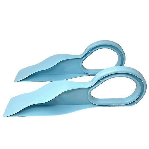 2pcs Ergonomic Mattress Wedge Elevator For Bed Sheets - Bed Making & Mattress Lifting Tool Allevi Blue