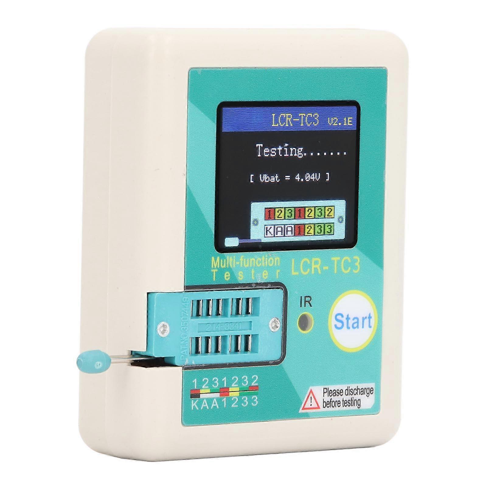 Transistor Tester Kit 4.5V 160x128 TFT Color Display 180mAh Battery