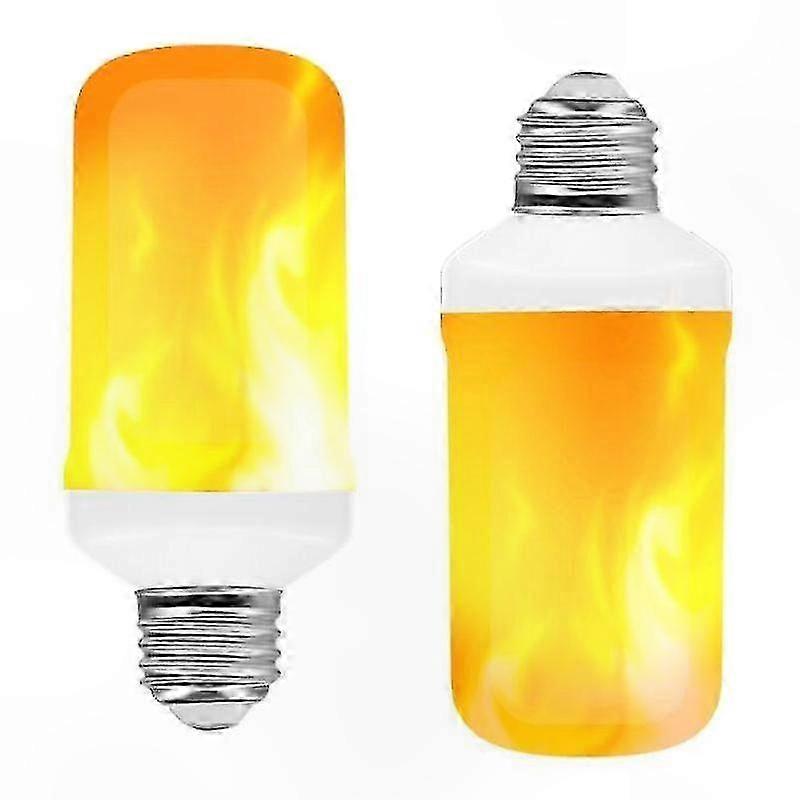 E27 LED-Flammenlampen, 5W Flimmereffekt für dekorative Atmosphäre, 2er-Pack