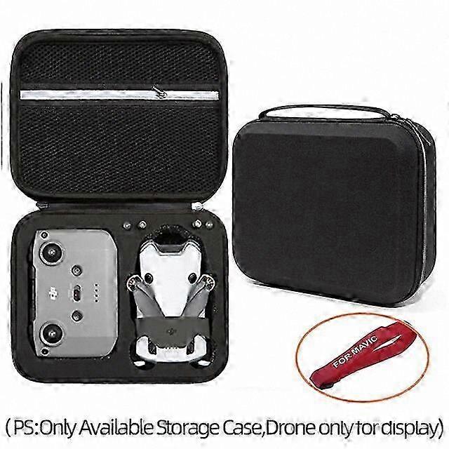 Portable Storage Case for Drone Accessories, Grey/Black Handheld Bag for RC-N2 Remote Control and Mini 4 Pro Toy Parts