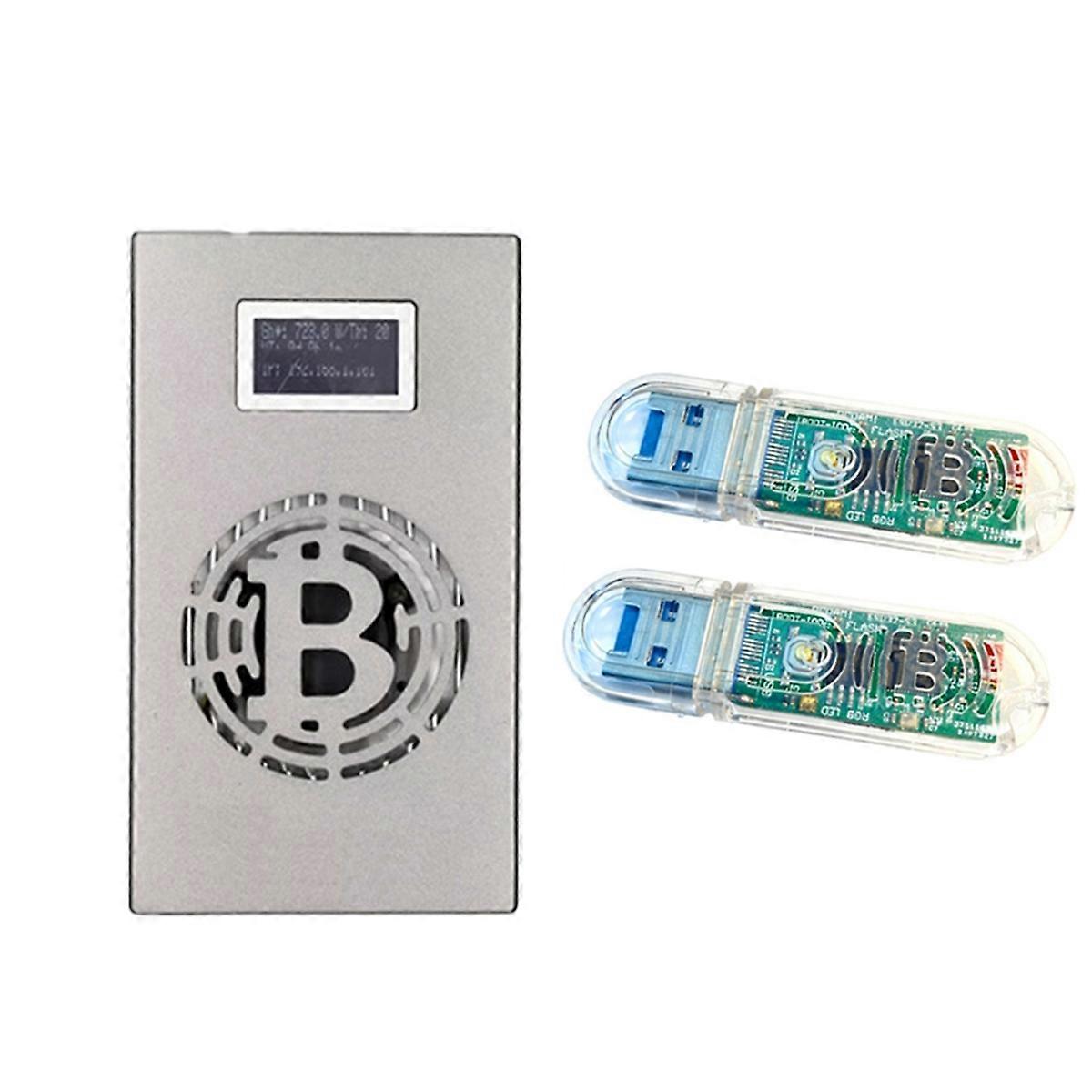 1Pcs LV06 + 2Pcs LV03 500G/S for Btc Miner V6 Silent Miner Machine Btc Miner Bsv Btc Bch Dgb Crypto Mining Machine (UK)