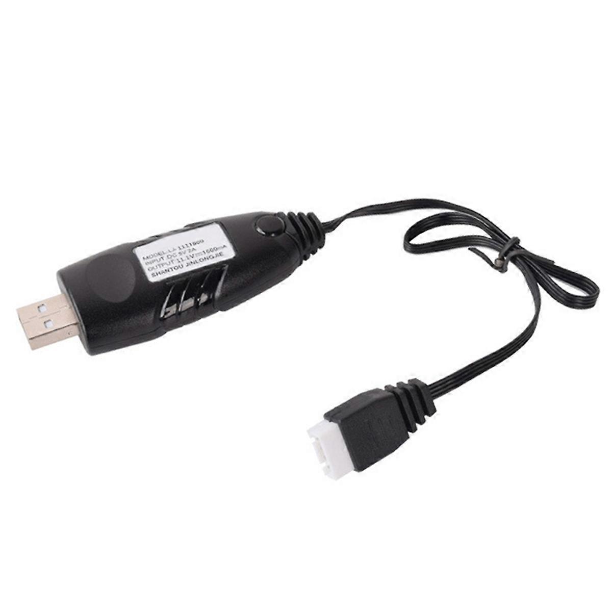 11.1V 1500mA 3S Lithium Battery Balanced Charger for Remote Control Aircraft Model 4-Pin Charging Cable