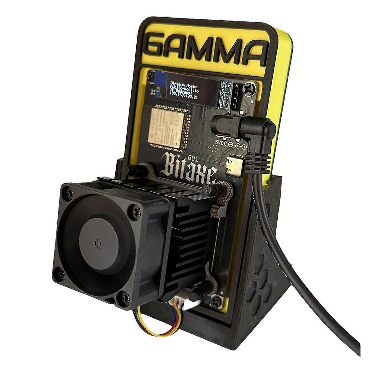Upgrade Gamma 601 BTC Solo Miner 1.2TH/S BM1370 Asic 18-22W From Antminer S21 Pro BTC Crypto Miner EU PLUG