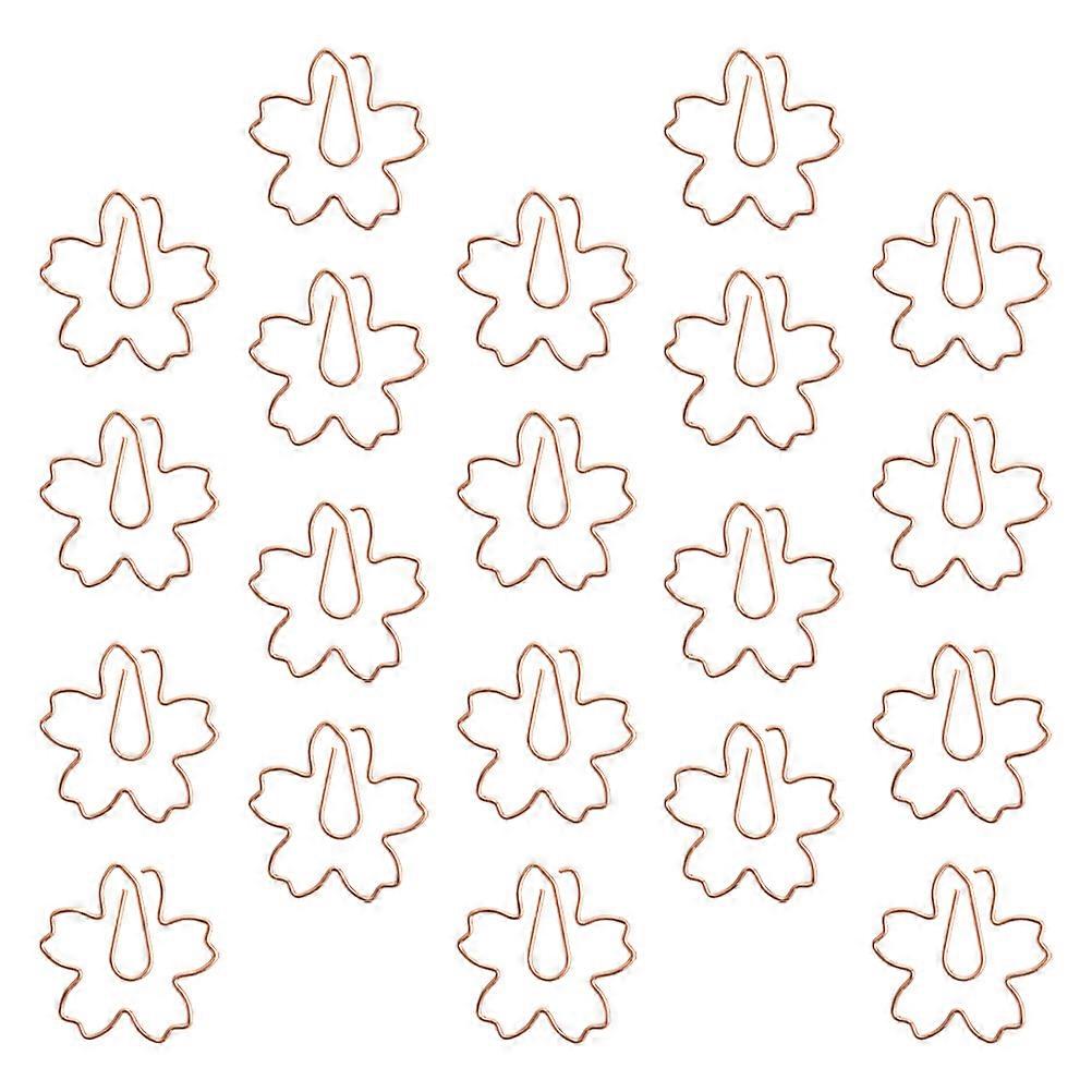 Unique Shape Paper Clips For Children And Co-workers In Golden Color Holding Pages 20Pcs