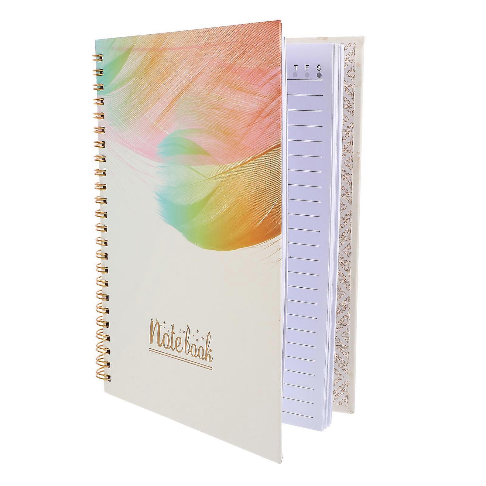 Spiral Planner Notebook for Writing Office Schedule Notepad Daily Planner