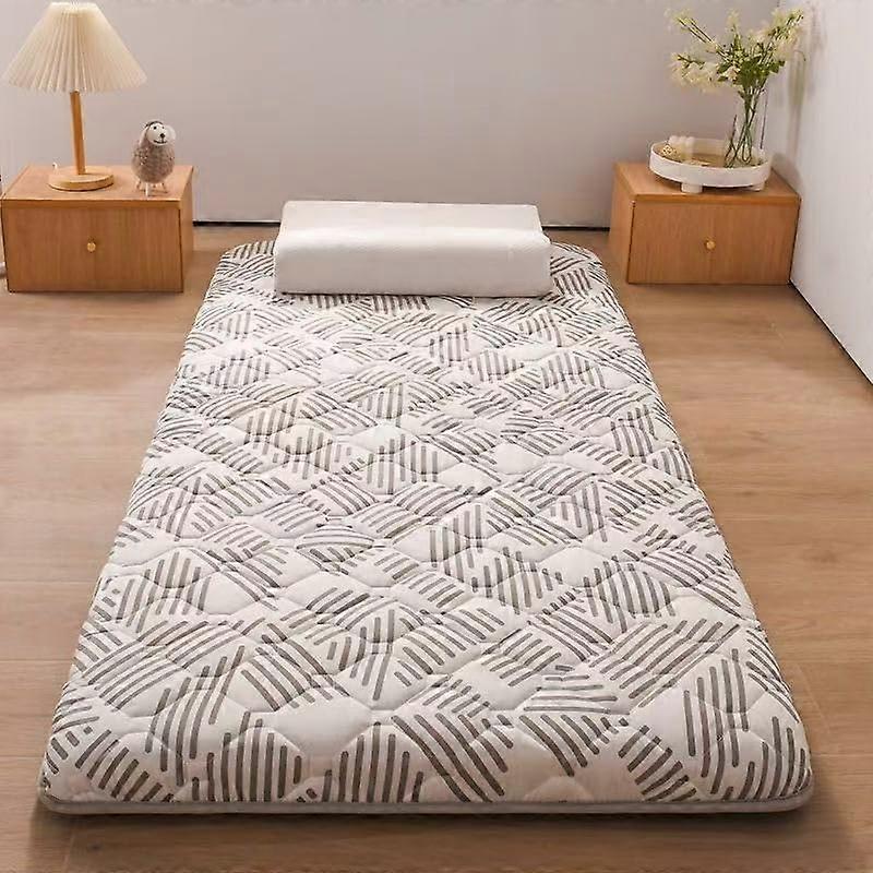 Japanese Futon Floor Mattress Foldable RollUp Mattress, FourSeason Soft Futon, Camping And Home Use, Size 1.2x2.0m