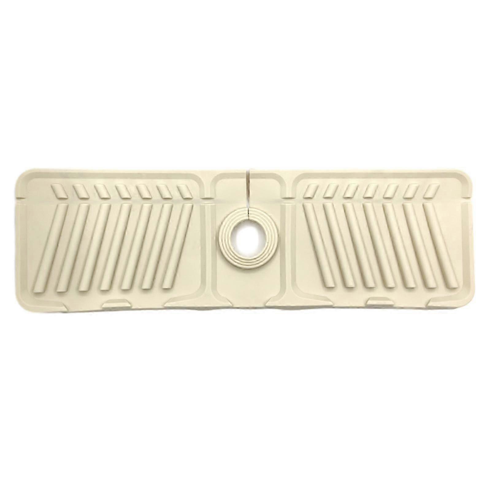 Heightening Faucet Anti-slip Drain Mat Space-Saving Slanted Draining Cushion for Kitchen